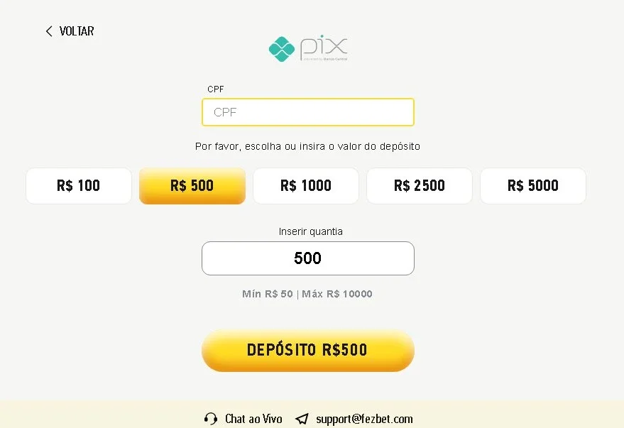 depósito fezbet 2